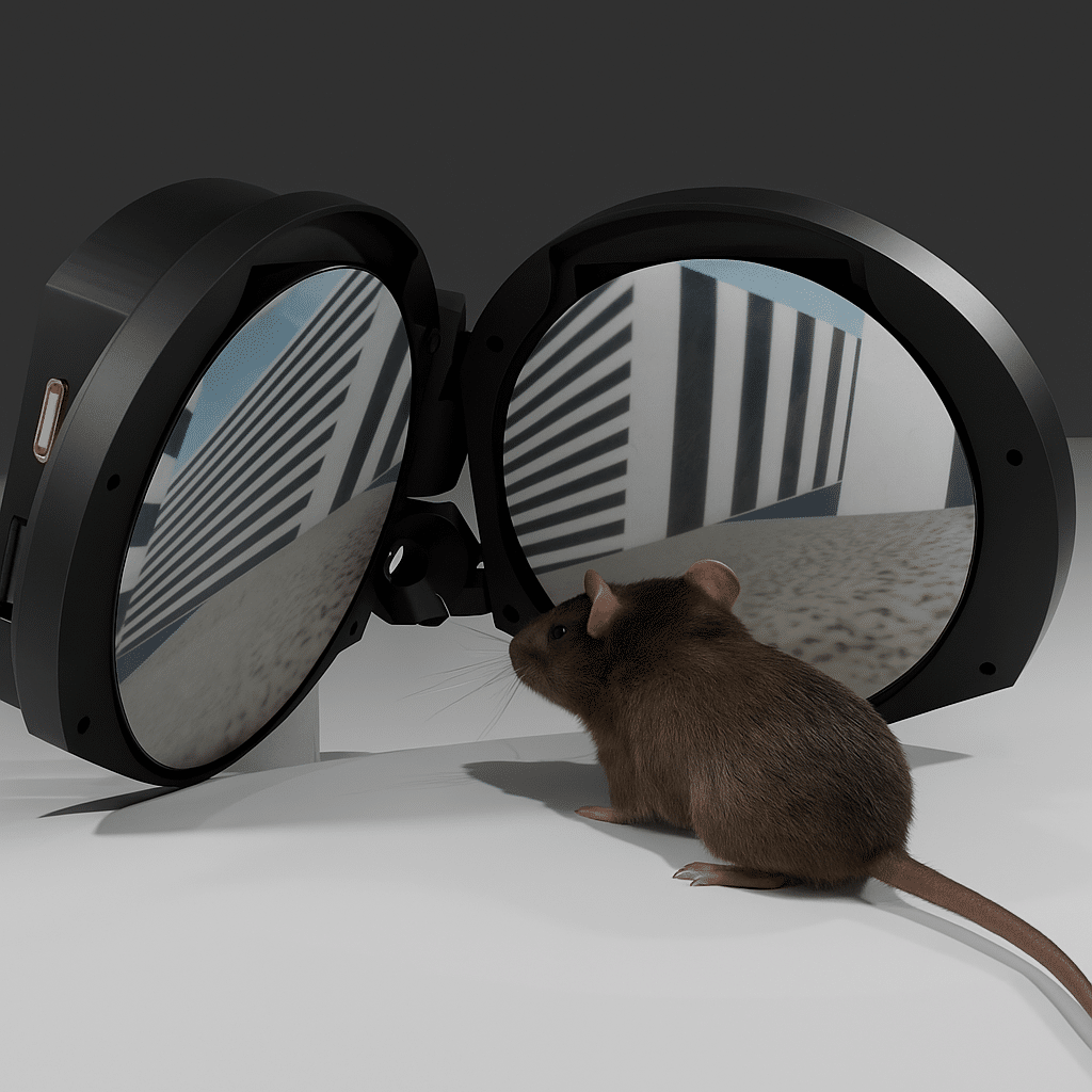 Virtual Reality Headset for Mice